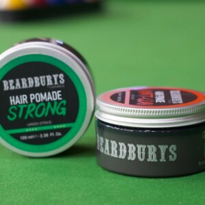 BEARDBURYS Hair Pomade 100 ml | Matt-Clay y Strong | Cera de Peinado